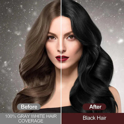 BLOSDREAM 3 in 1 Black Hair Shampoo (Ammonia Free)  | Buy 1 Get 1 Free