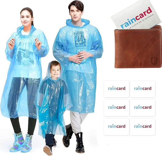 FULLY Reusable Wallet Rain Coats (Multicolour)