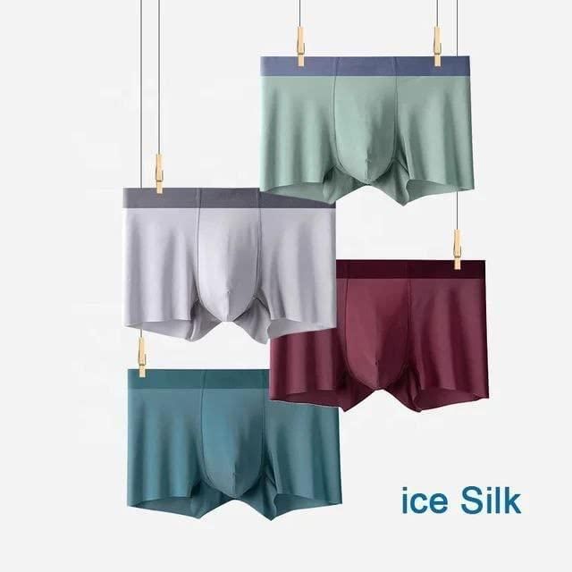 Men's Ice Silk Briefs Boxers (🔥Buy 1 Get 4 Free🔥)