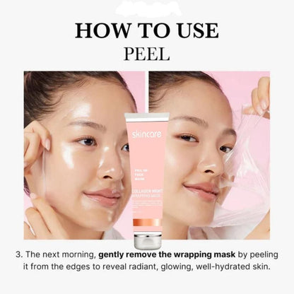 Collagen Night Wrapping Peel Off Mask (🔥 Last Day Sale - 50% Off🔥)